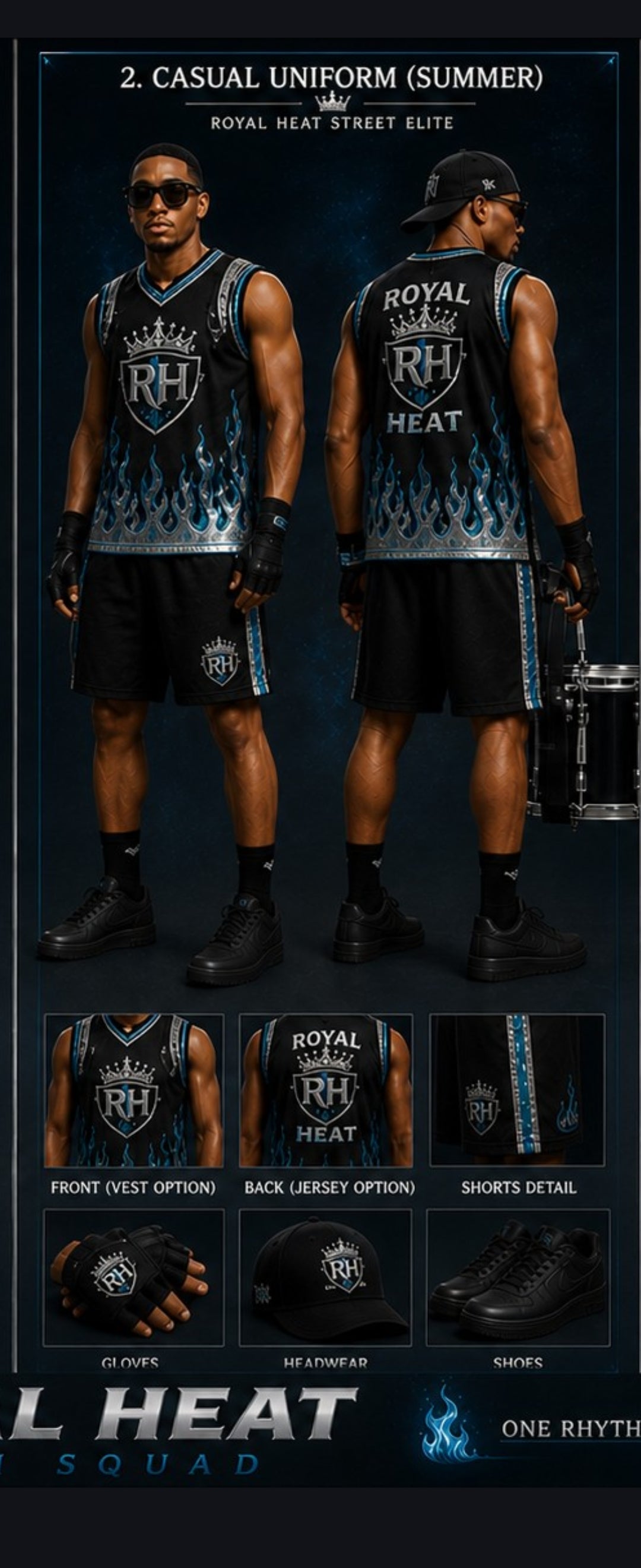 RH Drummer Jersey Uniform