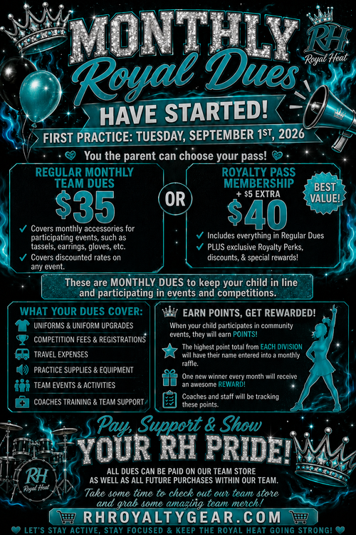 Heat team dues (Gold Membership)